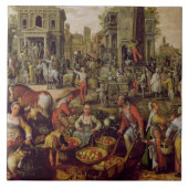 Christus getoond aan het volk tegeltje (Voorkant)