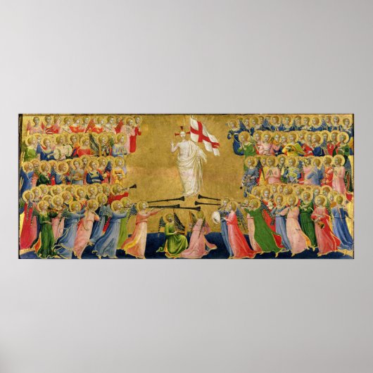 Christus Glorified in the Court of Heaven, 1423-24 Poster (Voorkant)