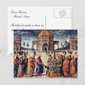 Christus Hands St. Peter The Keys naar het koninkr Briefkaart (Voorkant / Achterkant)