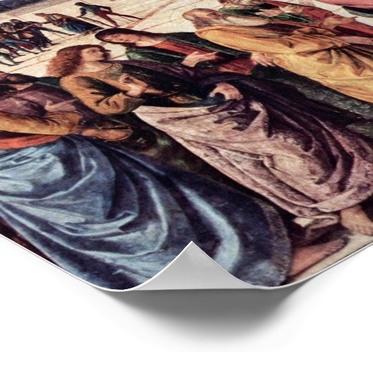 Christus Hands St. Peter The Keys naar het Koninkr Poster (Hoek)