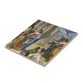 Christus Healing the Blind Tegeltje (Zijkant)