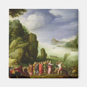 Christus Healing the Possoned of Gerasa, 1608 Magneet