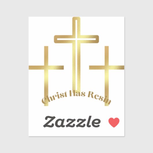 Christus heeft Risen Sticker (Vel)