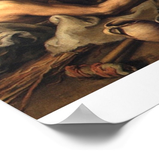 Christus Heelt de Paralytic van Bartolome Murillo Poster (Hoek)