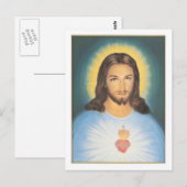 Christus heilige hart briefkaart (Voorkant / Achterkant)