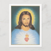 Christus heilige hart briefkaart (Voorkant)