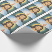 Christus heilige hart cadeaupapier (Hoek)