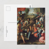 Christus Herfsten op weg naar Calvariatie door Rap Briefkaart (Voorkant / Achterkant)