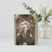 Christus herurrecteerd briefkaart (Staand voorkant)