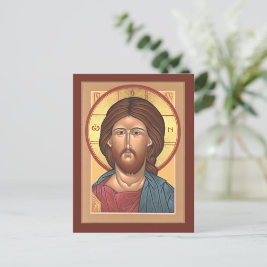 Christus het Briefkaart van de Savior (Staand voorkant)