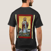 CHRISTUS, HET GOEDE HERDER MOZAÏEK T-SHIRT (Achterkant)