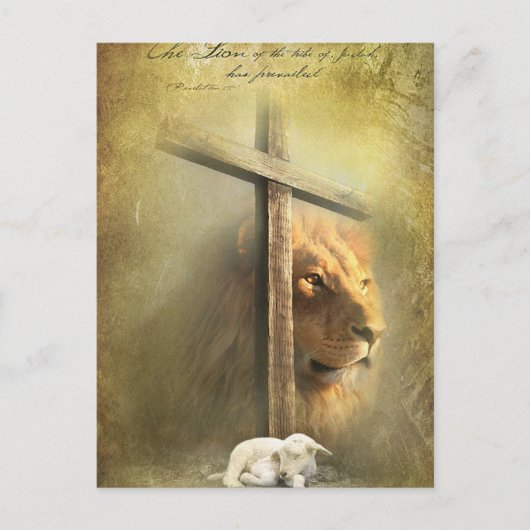 Christus het lam van God Briefkaart (Voorkant)