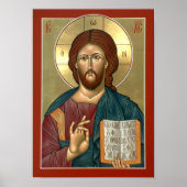 Christus het Poster van de Licht-Giver (Voorkant)