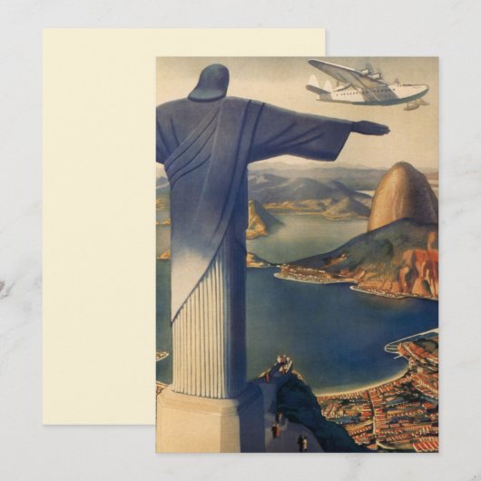 Christus het Redeemer-beeld, Rio de Janeiro, Brazi (Voorkant / Achterkant)