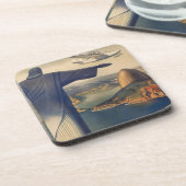 Christus het Redeemer-beeld, Rio de Janeiro, Brazi Bier Onderzetter (Linkerzijde)