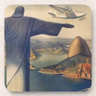 Christus het Redeemer-beeld, Rio de Janeiro, Brazi Bier Onderzetter