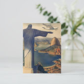 Christus het Redeemer-beeld, Rio de Janeiro, Brazi Briefkaart (Staand voorkant)