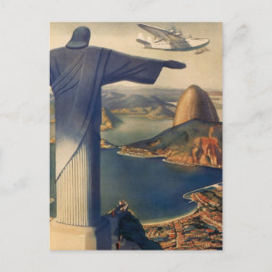 Christus het Redeemer-beeld, Rio de Janeiro, Brazi Briefkaart