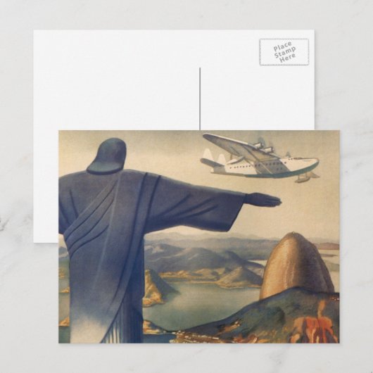 Christus het Redeemer-beeld, Rio de Janeiro, Brazi Briefkaart (Voorkant / Achterkant)