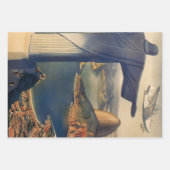 Christus het Redeemer-beeld, Rio de Janeiro, Brazi Inpakpapier Vel (Voorkant)