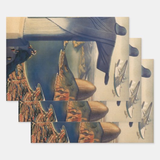 Christus het Redeemer-beeld, Rio de Janeiro, Brazi Inpakpapier Vel (Set)