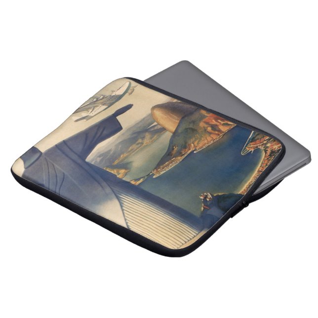 Christus het Redeemer-beeld, Rio de Janeiro, Brazi Laptop Sleeve (Voorkant top)