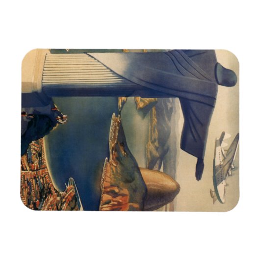 Christus het Redeemer-beeld, Rio de Janeiro, Brazi Magneet (Horizontaal)