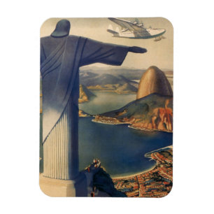 Christus het Redeemer-beeld, Rio de Janeiro, Brazi Magneet