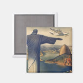 Christus het Redeemer-beeld, Rio de Janeiro, Brazi Magneet (Voorkant / Achterkant)