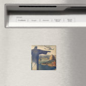 Christus het Redeemer-beeld, Rio de Janeiro, Brazi Magneet (Insitu (Vaatwasser))