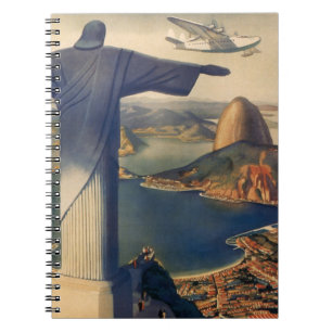 Christus het Redeemer-beeld, Rio de Janeiro, Brazi Notitieboek