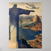Christus het Redeemer-beeld, Rio de Janeiro, Brazi Poster (Voorkant)