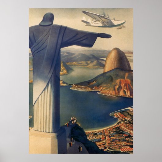 Christus het Redeemer-beeld, Rio de Janeiro, Brazi Poster (Voorkant)