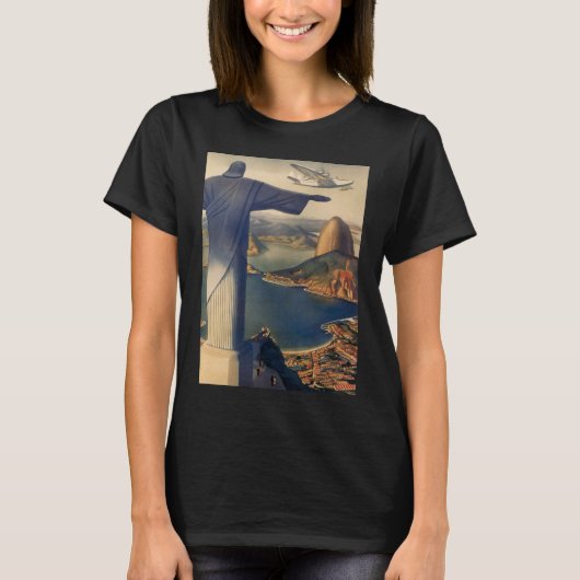 Christus het Redeemer-beeld, Rio de Janeiro, Brazi T-shirt (Voorkant)