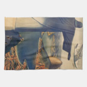 Christus het Redeemer-beeld, Rio de Janeiro, Brazi Theedoek (Horizontaal)