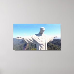 Christus het Redeemer canvas 36x20 Afdruk