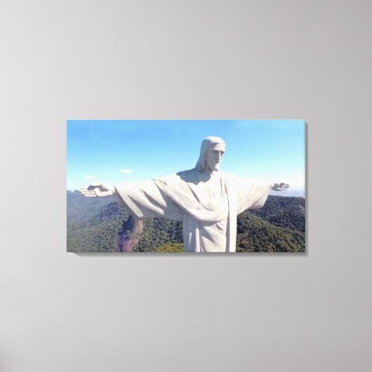 Christus het Redeemer canvas 36x20 Afdruk (Voorkant)