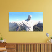 Christus het Redeemer canvas 36x20 Afdruk (Insitu (Woonkamer))
