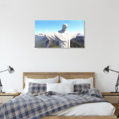 Christus het Redeemer canvas 36x20 Afdruk (Insitu (Slaapkamer))