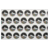 Christus het standbeeld van de Verlosser Rio Stof (Fat Quarter)