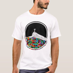 Christus het standbeeld van de Verlosser Rio T-shirt