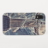 Christus het terugdeemeerstandbeeld Case-Mate iPhone case (Achterkant (horizontaal))