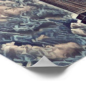 Christus het terugdeemeerstandbeeld poster (Hoek)