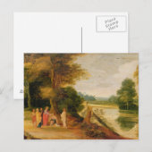 Christus Het witte Man genezen Briefkaart (Voorkant / Achterkant)
