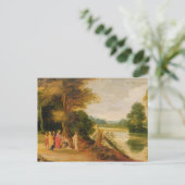 Christus Het witte Man genezen Briefkaart (Staand voorkant)