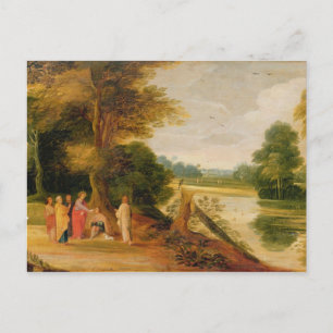 Christus Het witte Man genezen Briefkaart