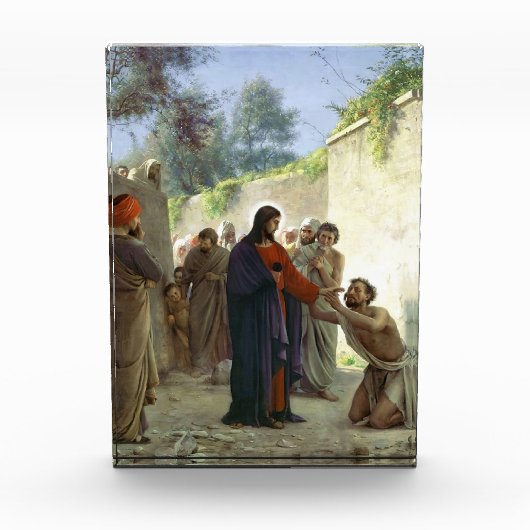 Christus Het witte Man genezen Fotoblokken (Voorkant)