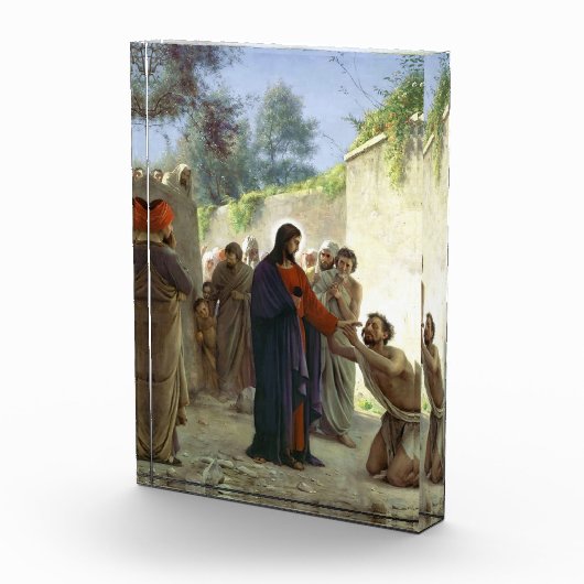 Christus Het witte Man genezen Fotoblokken (Rechts)