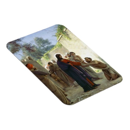 Christus Het witte Man genezen Magneet (Rechterzijde)