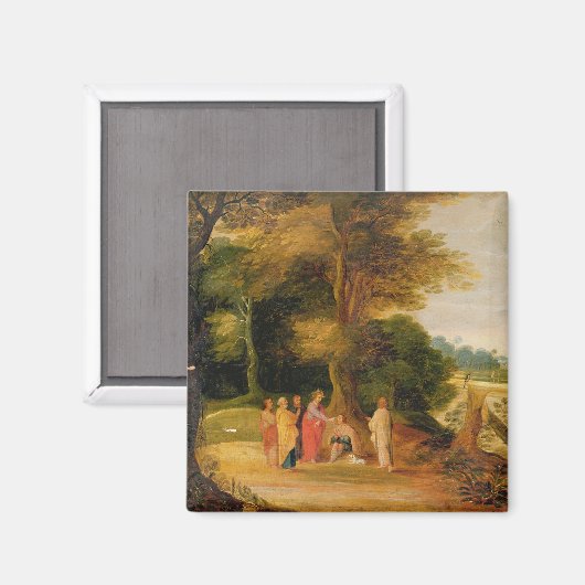 Christus Het witte Man genezen Magneet (Voorkant / Achterkant)